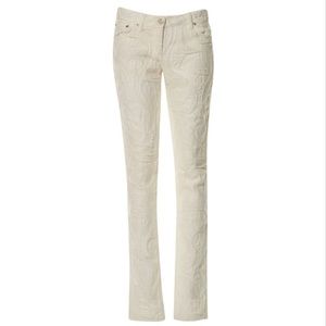 - Authentic Fendi cotton and silk  pants  . IT 40
